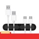 thumbnail image 2 of HONMEET Clips Autoadhesivos Negro Para Gestión De Cables De Carga Y Auriculares En Superficies Lisas, 2 of 8