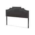 thumbnail image 2 of Baxton Studio Deena Modern and Contemporary Dark Grey Fabric King Size Headboard, 2 of 6