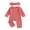 Red, variant on Baby Girls Full Length Jumpsuit 3 6 9 12 18 Months Infant Long Sleeve Ribbed Rompers Headband Spring Fall Bodysuit Clothes for Newborn Girls