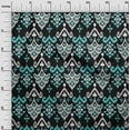 thumbnail image 2 of oneOone Cotton Poplin Fabric Damask Ikat Printed Fabric 1 Yard 42 Inch Wide, 2 of 4