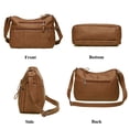 thumbnail image 4 of VOLGANIK ROCK Bolsos para mujer, bolso de hombro de piel sintética suave, bolso cruzado para mujer, bolso de bolsillo ligero, 4 of 5