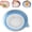 Blue, variant on Premium Ceramic Garlic Grater Plate – Handcrafted Ginger & Garlic Grinder Bowl, Multi-Purpose Kitchen Prep Tool for Ginger, Garlic, Onion & Fruits