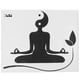 thumbnail image 5 of Decoración de pegatinas de pared, pegatinas de pared de Tai Chi para meditación de yoga, pegatinas de pared compactas y ligeras, 5 of 8