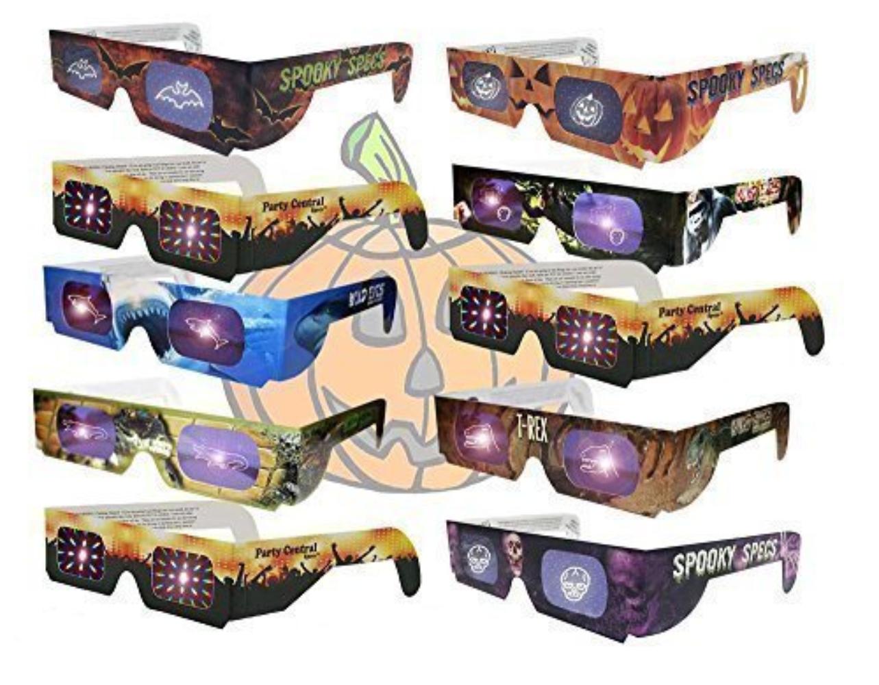 Halloween Fright Glasses Survival Funkit 10 Glasses, Wear those