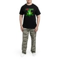 thumbnail image 5 of CafePress - I Love (Heart) Frogs Men's Dark Pajamas - Men's Dark Loose Fit Cotton Pajama Set, 5 of 7