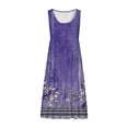 thumbnail image 4 of yunLCZ Womens Long Sleeve Shirts Summer Dresses For Women Plus Size Beach Dress Casual Sundresses Sexy Sleeveless Dress Flowy Midi Dresses Spring Summer Outfits 3382, 4 of 4
