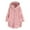 Pink, variant on Winter Clearance 2023 Winter Coats for Women Plus Size Plus Size Button Plush Tops Hooded Loose Cardigan Wool Coat Winter Jacket