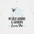 thumbnail image 4 of Inktastic My Great Grandpa and Grandma Love Me Boy Lamb Boys or Girls Baby T-Shirt, 4 of 5