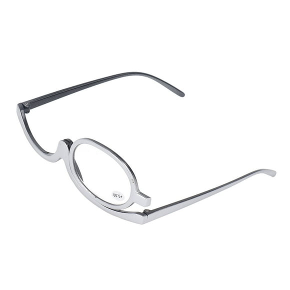 Makeup Reading Glasses Magnifying Makeup Glasses Folding Single Lens Eye Makeup Glasses for Women Grandmother