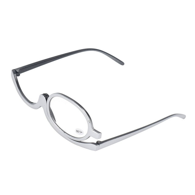 Makeup Reading Glasses, Magnifying Makeup Glasses Folding Flip Up Rotating Single Lens Eye Makeup Glasses For Women, Eye Make Up Reading Glasses, Magnifying Reading Eyeglasses
