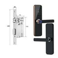 thumbnail image 1 of Door Lock, Tuya Electronic Smart Door Lock With Biometric Fingerprint / Smart Card / Password / Key Unlock/ USB Emergency Charge ,Easy to Install, 1 of 5