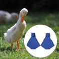 thumbnail image 2 of CHAO Botas de pato para mascotas con pasta de goma Hermosas e interesantes botas de pato para evitar lesiones causadas por las correas de los patos de las mascotas XL Azul, 2 of 5