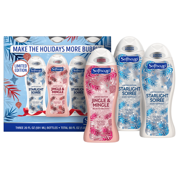 Softsoap Limited Edition Moisturizing Body Wash Holiday Gift Set, 20 Fl