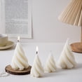 thumbnail image 5 of Nvzi 3 velas perfumadas para el hogar, aromaterapia, decoración del hogar, para reuniones familiares, fiestas, cumpleaños, Navidad (blancas)., 5 of 5