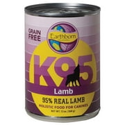 Earthborn Holistic Grain Free K95 Meat Protein Wet Dog Food Lamb, 13 oz