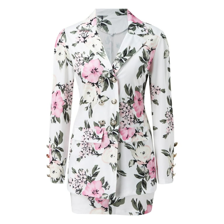 Womens floral cheap suits