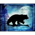thumbnail image 2 of LightBoxJournal 18x15 Gold Ornate Wood Framed with Double Matting Museum Art Print Titled - Midnight Bear, 2 of 4
