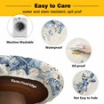 thumbnail image 3 of Elastic Fitted Round Tablecloth, Blue Coastal Waterproof Stretch Table Cover for 55"-60" Tables, Summer Beach Starfish Nautical Eucalyptus Retro Washable Outdoor Tablecloths for Patio, Picnic, 3 of 9