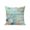 Teal Green, variant on Outdoor Pillow Waterproof 1 Pack, Beach Coastal Patio Throw Pillows for Couch Bed Sofa with Insert, Summer Nautical Coral Shell Botanical Vintage Decorative Travel/Reading Pillow Set 12x20 Inch