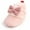 Pink, variant on Cute Baby Booties With Bow Soft Warm Sneakers For For Autumn And Winter Walking Cozy And Comfortable Footwear For Toddlers Sizes 4 Toddler Gray(0-6 Months)