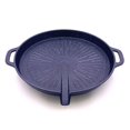 thumbnail image 2 of TOYTEXX Plaque de Gril BBQ Ronde en Aluminium Portable avec Revêtement Antiadhésif 33 cm, 2 of 5