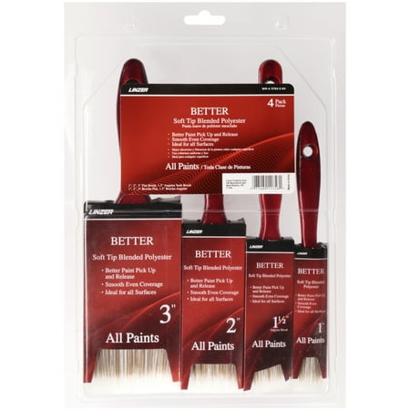 Linzer, Better 4-Piece Brush Set (Best Way To Clean Dried Paint Brushes)