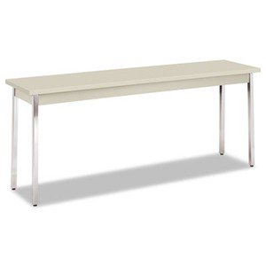 Lorell Utility Table Top 48x24 Inches - Cherry Laminate Surface For Adjustable Workstations
