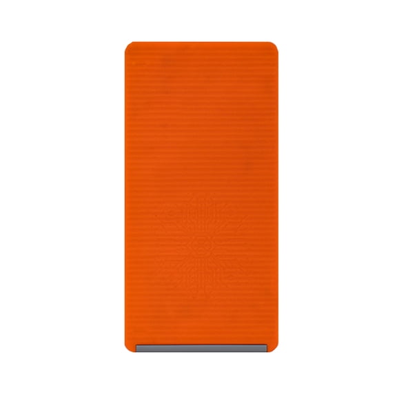 Flexible Silicone Phone Holder Stand, Ultra-Slim Foldable Phone Stand, Universal Adjustable Silicone Cradle for Desk & Travel Orange