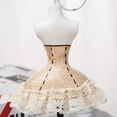 thumbnail image 6 of Deeceymbur Rotating Jewelry Display Stand Wooden Mannequin Necklace Earring Holder Showcase Decorative Organizer for Store Counter Home Vanity Resin Bust Prop, 6 of 6