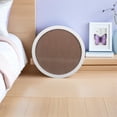 thumbnail image 4 of OUNONA Wooden Circular Photo Frame White Rustic Style for Wall Or Tabletop Artwork Display, 4 of 7