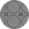 thumbnail image 1 of Ahgly Company Machine Washable Indoor Round Transitional Ash Gray Area Rugs, 6' Round, 1 of 7