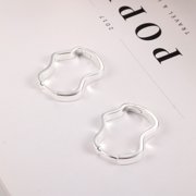Lancharmed Hypoallergenic Earrings Irregular Geometric Silver Plated Earring Gifts for Women