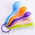 thumbnail image 4 of Yesbay 5Pcs/Set Baking Measuring Spoons 2 Scale 1/2.5/5/7.5/15g/ml Hanging Seasoning Scoops, 4 of 7