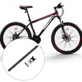 thumbnail image 3 of Soidarity Tija de sillín de bicicleta de montaña tubo de ciclismo resistente profesional Compatible 33,9mm * 580mm poste de asiento de bicicleta de alta Ciclismo Negro mate Soidarity OD023851-02, 3 of 6