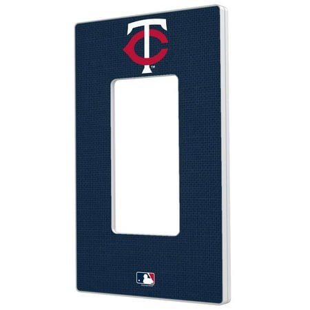 Minnesota Twins Solid Single Rocker Light Switch Plate