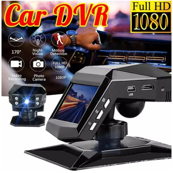 Hd 1080P Dash Cam Car Video With Center Console Lcd Car Dvr Video Recorder