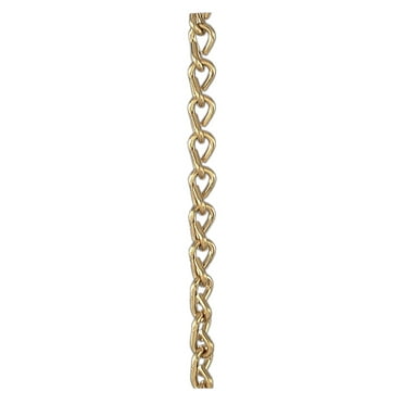 B&P Lamp® #16 Brass Double Jack Chain, Foot