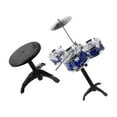 thumbnail image 4 of Drum Set Abs Assorted Color Kids Drum Set For Musical Education 1Set, 4 of 8