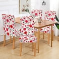 thumbnail image 2 of Yayeee 2 Pack Dining Chair Covers Stretch Parson Chairs Slipcovers Seat Protector, Pink Floral, 2 of 6