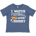 thumbnail image 3 of Inktastic I Watch Football with My Mommy Boys Toddler T-Shirt, 3 of 5
