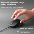 thumbnail image 4 of Opvise Type-C Wired Mouse Plug Play 1000DPI Low Latency USB-C Compatible Mice PC Laptop Accessories Computer Office Supplies, 4 of 7