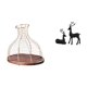 thumbnail image 1 of Portacorchos de vino,Soporte de metal para corcho de vino,tapón de vino,expositor,Estatua de reno,Estatua de reno negro,decoración del hogar,arte y artesanía,Figura de ciervo de resina, 1 of 8