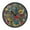 Cute Snails and Mushrooms, variant on Voice Activated Clock with Glow Light 12 Inch Large Silent Wall Clock Battery Operated for Home Decor Pine Cones and Mossy Ferns