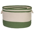 thumbnail image 4 of BH41A018X018 Bar Harbor Basket - Gray 18"x18"x12 Basket, 100% Polypropylene - Round., 4 of 5