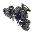 thumbnail image 1 of Ganga Única 1 Pc Clip de Garra Corazón Negro Azul, 1 of 5