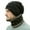 Black, variant on Spencer 2Pcs Winter Hats Scarf Set Warm Knitted Beanie Hat Thick Fleece Lined Skull Cap Head Neck Warmer for Men Women