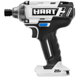 HART 20Volt Cordless Impact Driver Kit, (2) 20Volt 1.5Ah LithiumIon