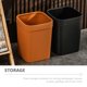 thumbnail image 4 of Cubo de basura doméstico de estilo sencillo, contenedor de residuos, cubo de basura para papel de oficina, bote de basura, 4 of 8