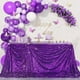 thumbnail image 2 of Mantel B-COOL - Mantel cuadrado con lentejuelas y purpurina, color morado, 2 of 8