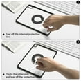 thumbnail image 6 of Kenke Case Compatible with iPad (A16) 11th Generation 11 inch 2025,iPad 10th Generation 10.9 Inch 2022 Magnetic Ring Supports 360° Rotation,Slim Protective Cover with Clear Back Shell, Black, 6 of 8
